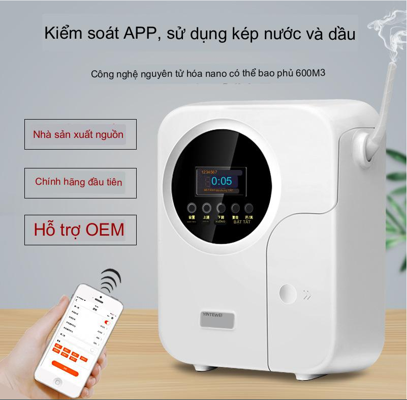 Máy Xịt Thơm Phòng Căn Hộ Khách Sạn Showroom SmartScent EuroTech điều khiển qua APP 600m2