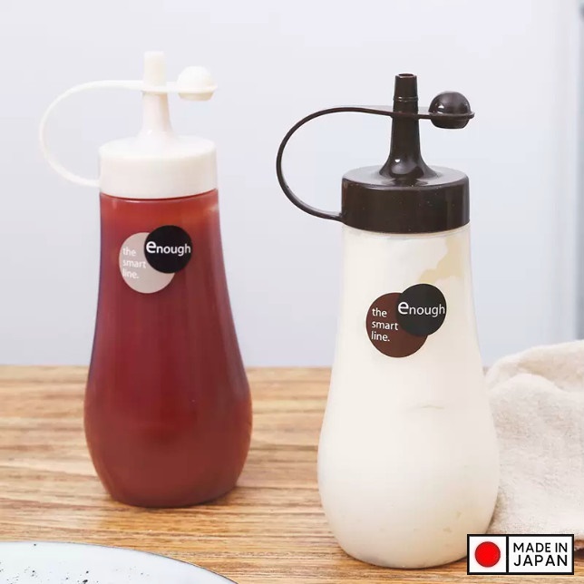 Chai đựng nước sốt Inomata Enough 250ml (S) - Hàng nội địa Nhật Bản nhập khẩu chính hãng