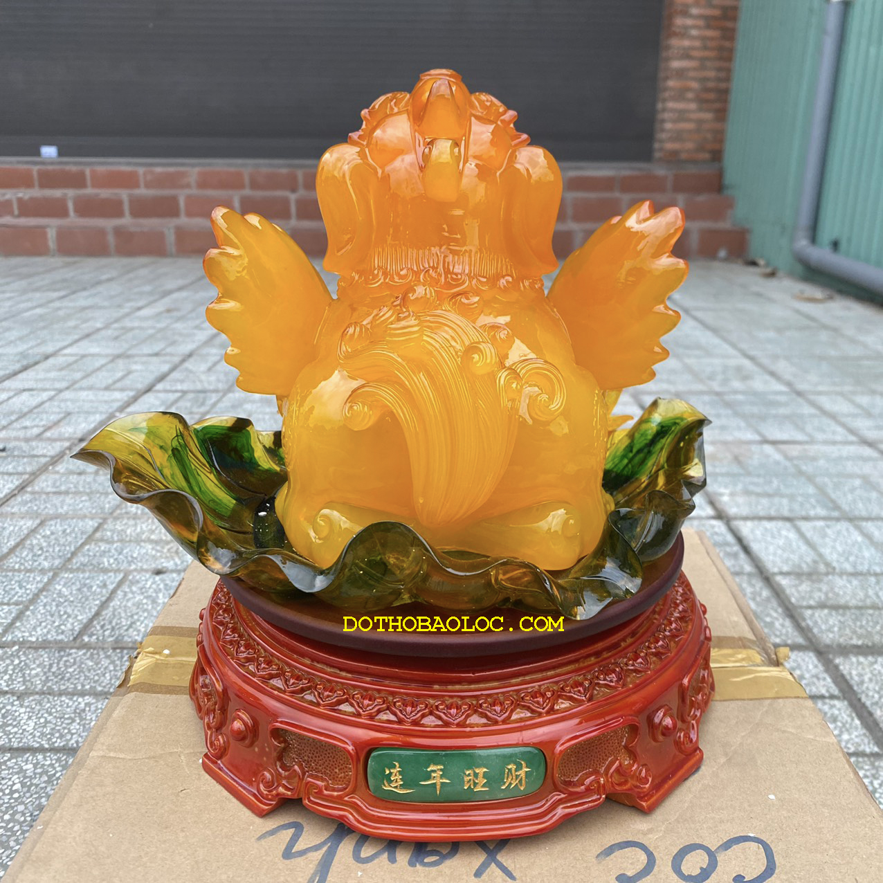 Tỳ hưu phong thủy đế xoay chiêu tài hút lộc cao 27cm