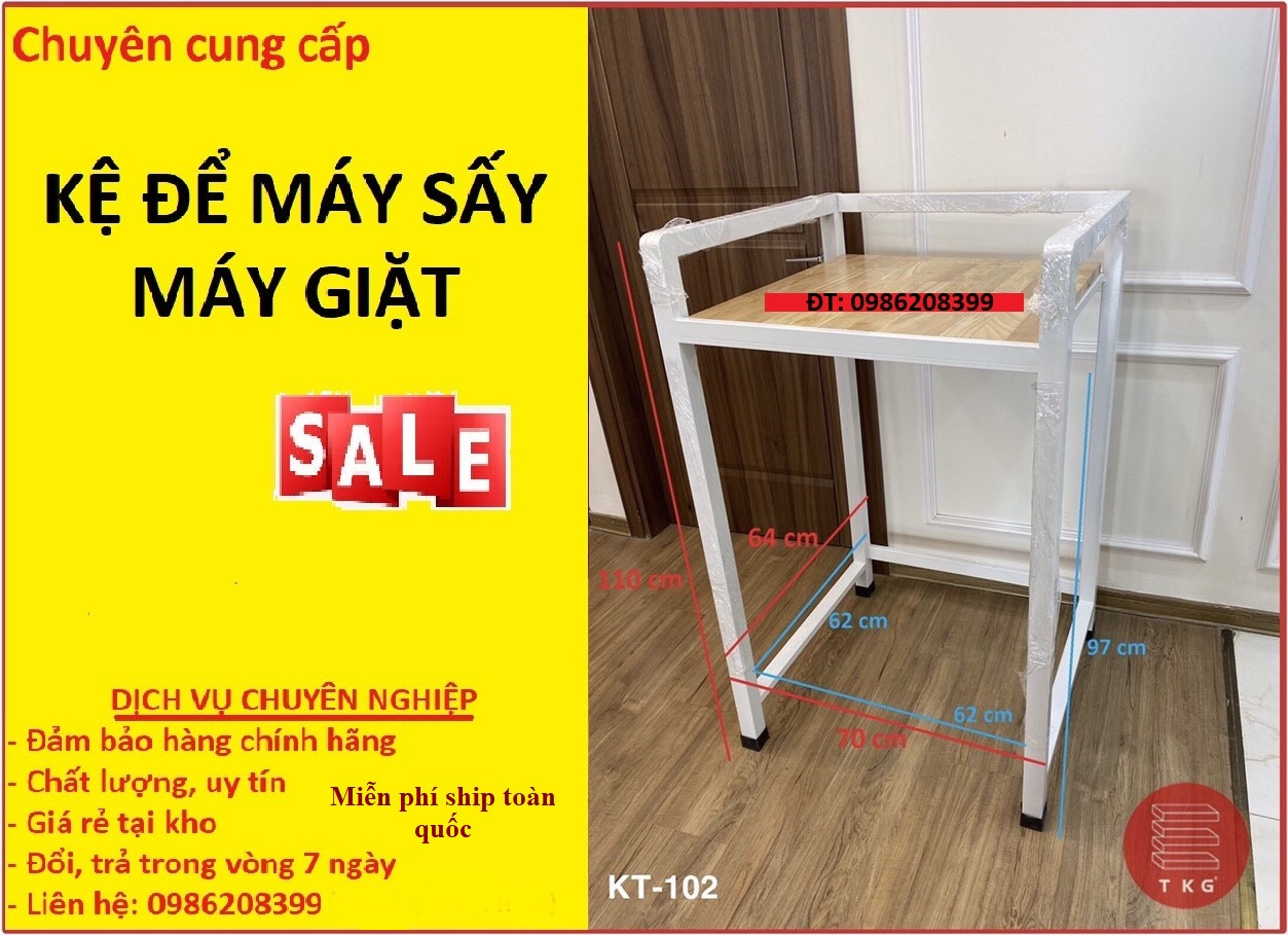 KỆ MÁY SẤY MÁY GIẶT - THÉP SƠN TĨNH ĐIỆN