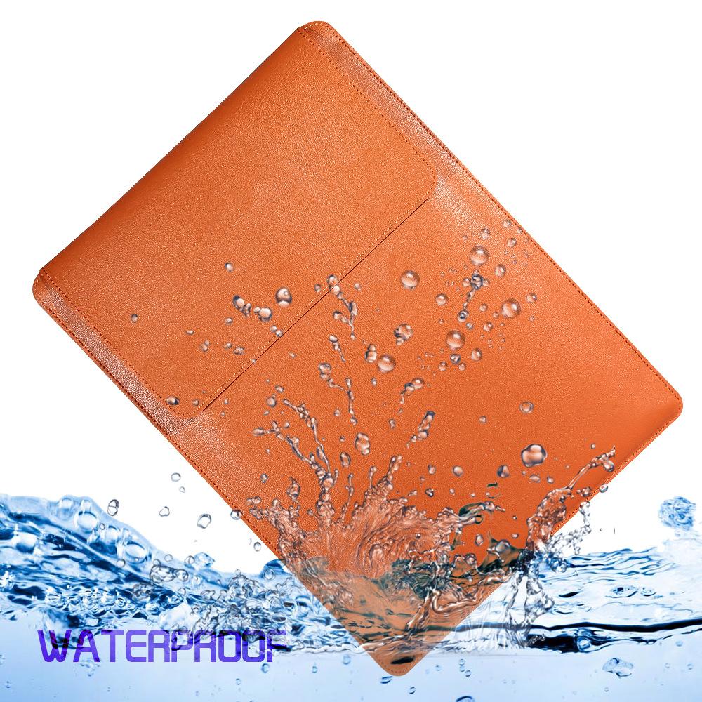 Da PU Nữ Tay Túi Dành Cho MacBook Air Pro 11 12 13 15 16 Bao A1466 Lót Cho MacBook không Khí 13.3 2020 A2179