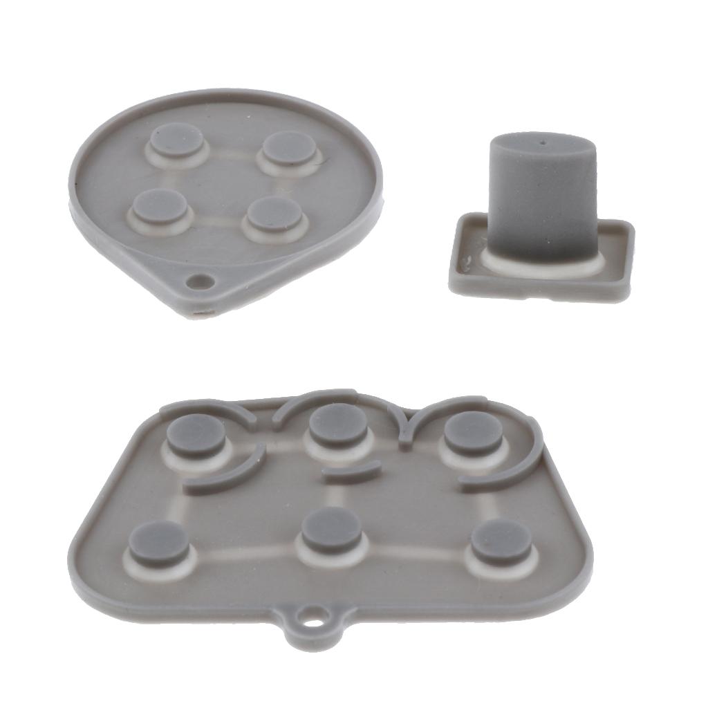 Conductive Rubber Pad Button Contacts Kit for Sega Saturn Controllers Gray- Replaced Your Scrathed or Damaged Pads