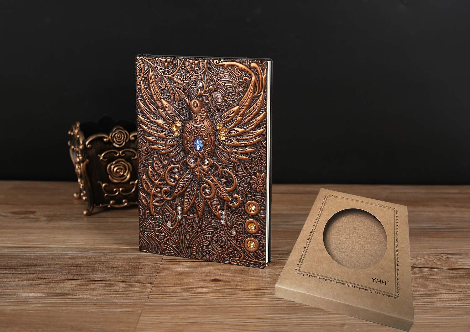 A5 Lined Notebook, Bìa cứng, Nhật ký cũ, Notebook da cổ điển, Line, Lines Travel Notebook Calepin, Notepad Handmade, Món quà đẹp cho nam giới, phụ nữ, thanh thiếu niên