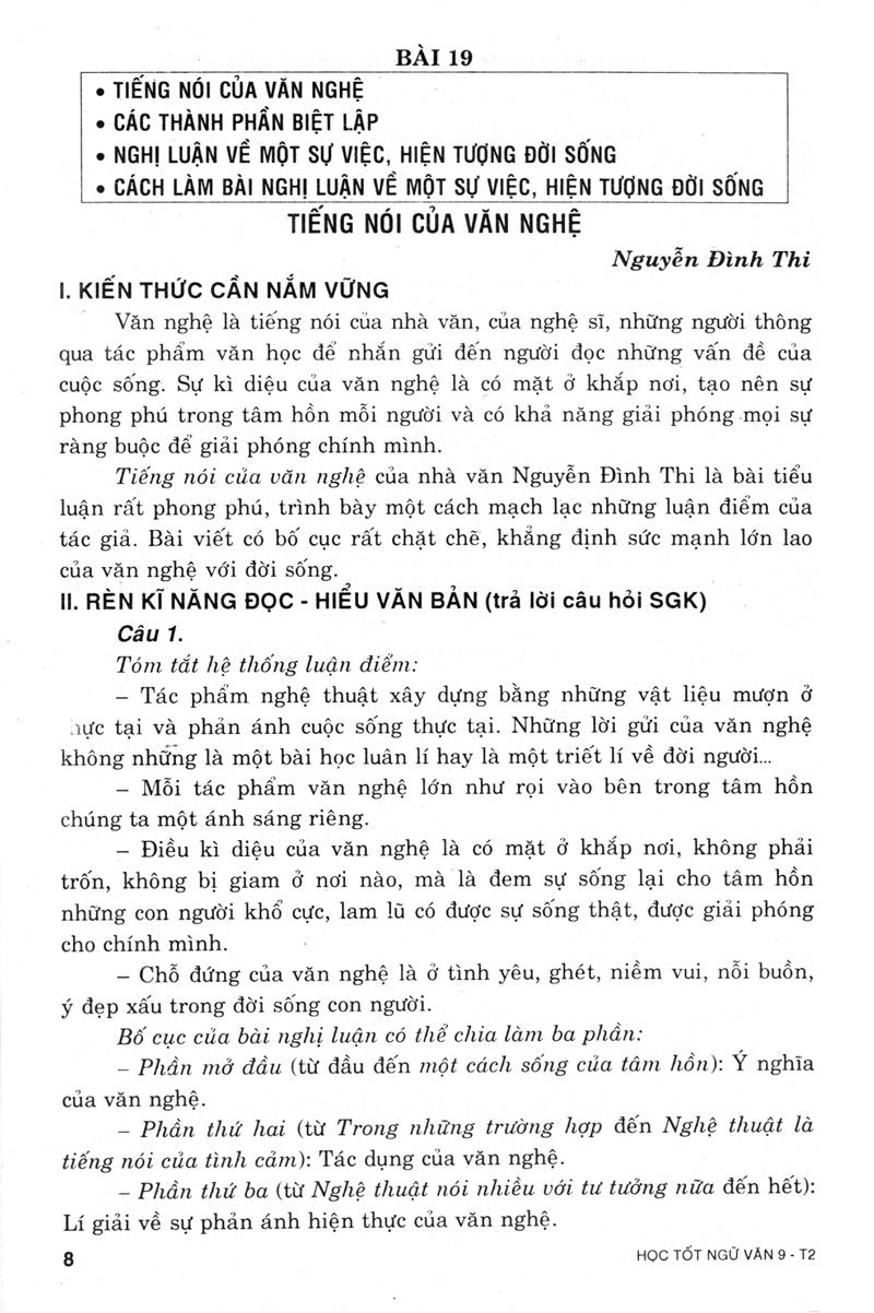 Học Tốt Ngữ Văn Lớp 9 - Tập 2