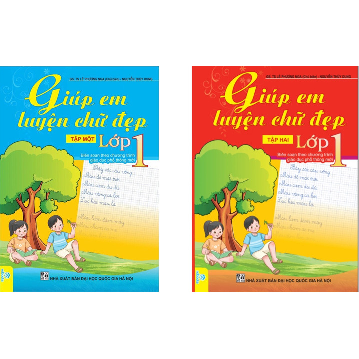 Sách - Combo 2 cuốn Giúp Em Luyện Chữ Đẹp Lớp 1 - Biên soạn theo CT GDPT mới - ndbooks