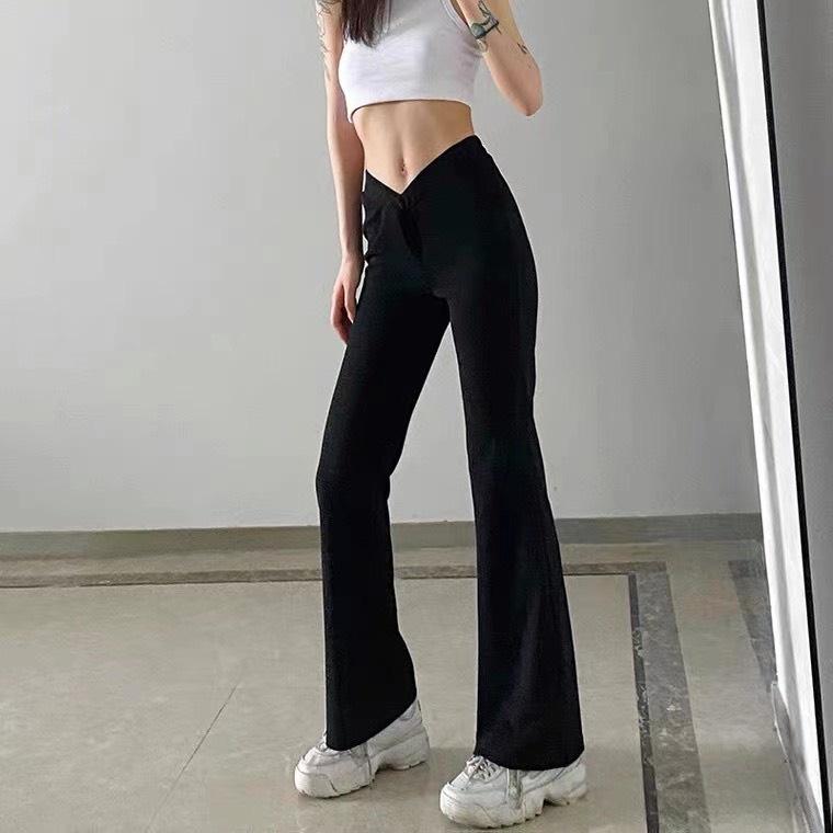 Quần Dài Cạp Cao Dáng DàiTrước Phong Cách Ulzzang_Mẫu Mới Nhất D5
