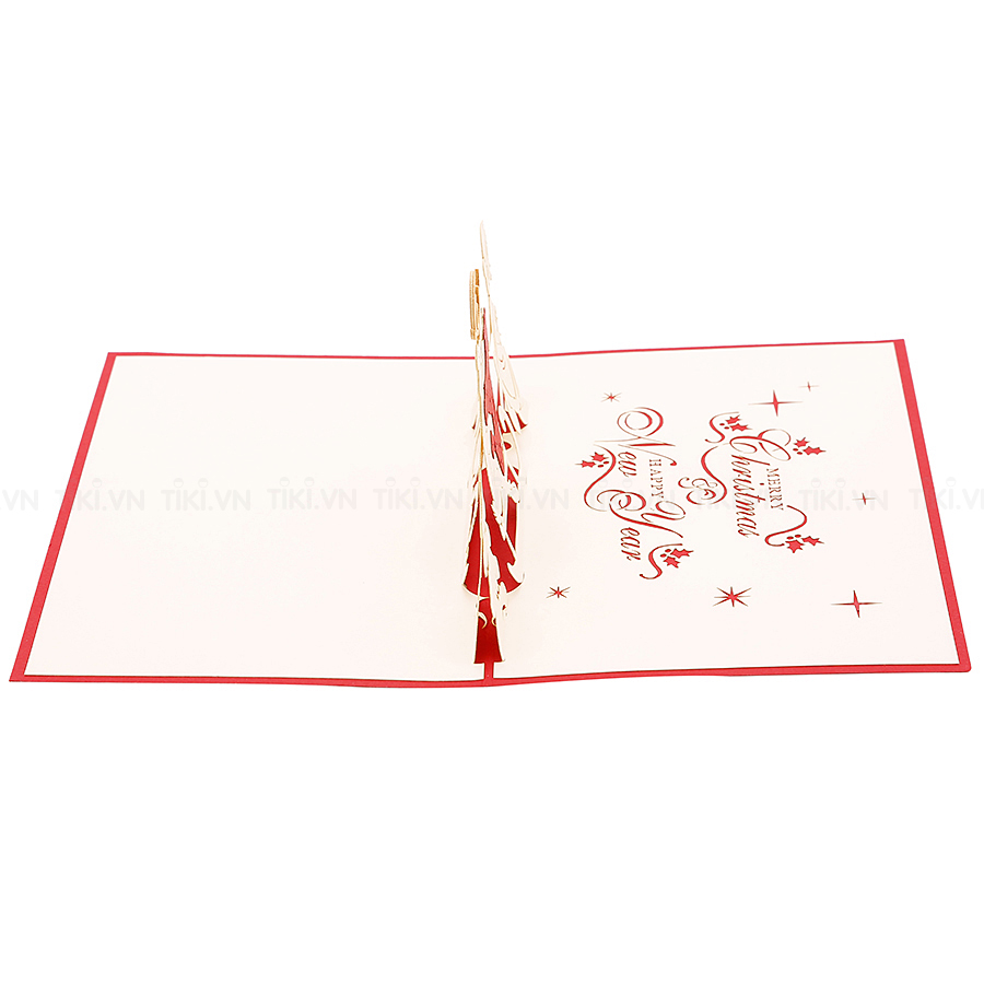 Thiệp Nổi 3D Ninrio - Santa Funny CN036 (10 x 15 cm) - Màu Ngẫu Nhiên