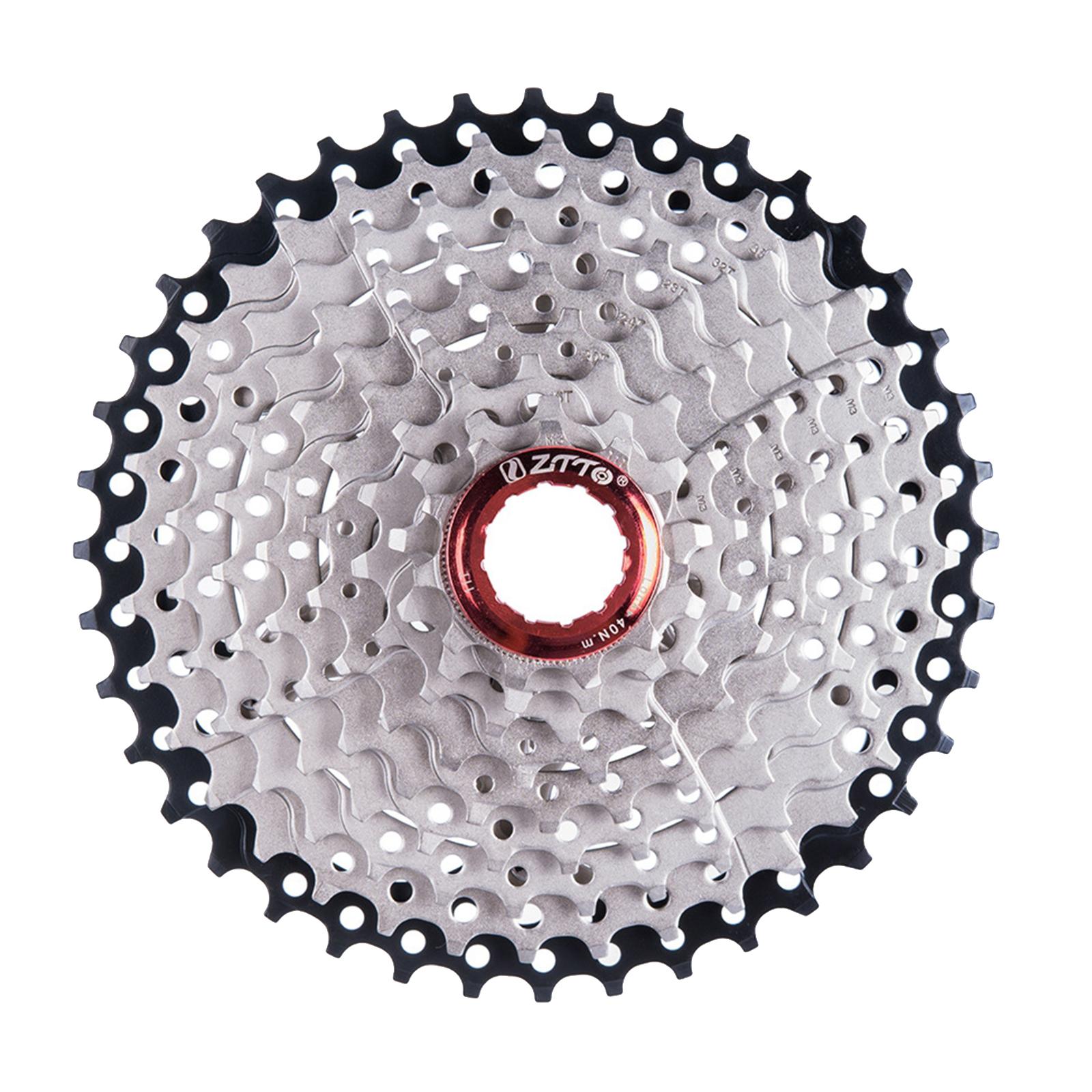 Premium Bike Freewheel 8 9 10 Speed Screw on Flywheel 11-32T/40T/42T Sprocket Repair Component for Mountain Road Bicycle Cycling