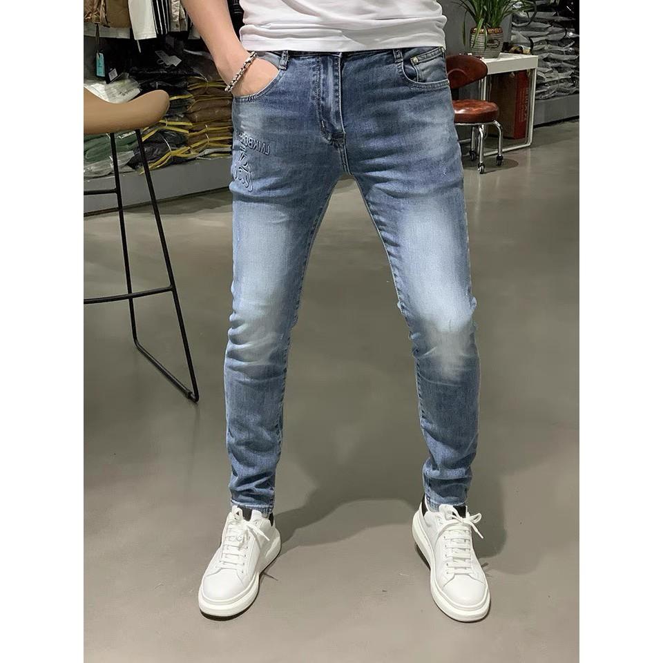 Quần Jean Nam - Quần Bò Nam co dãn ôm form tôn dáng chuẩn, quần jean thời trang cao cấp nam Muradfashion mẫu NT509