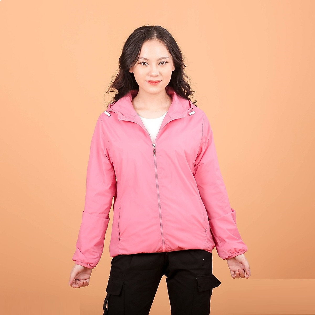 Áo gió LÓT LƯỚI CHO BẠN NỮ, kiểu dáng thể thao, năng động