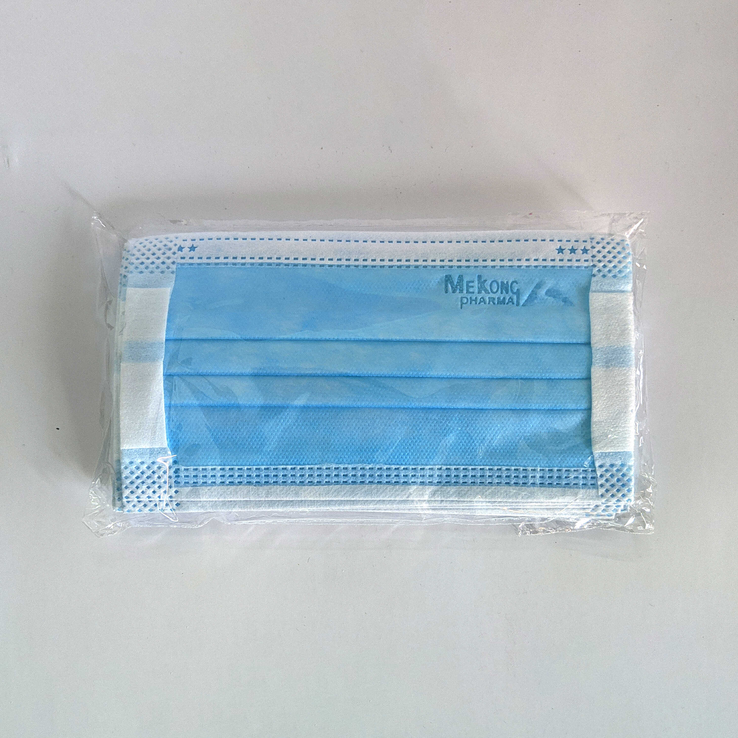 5 Hộp Khẩu Trang Mekong Cao Cấp 4 Lớp Kháng Khuẩn có dây đeo mềm không gây đay tai