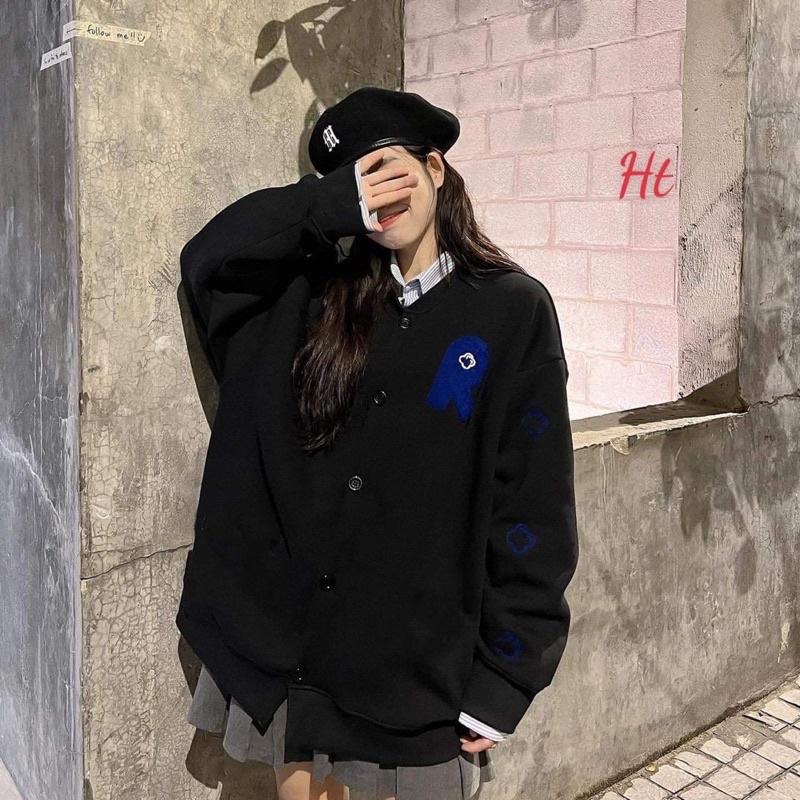 Áo bom ber chữ R in tay H2A