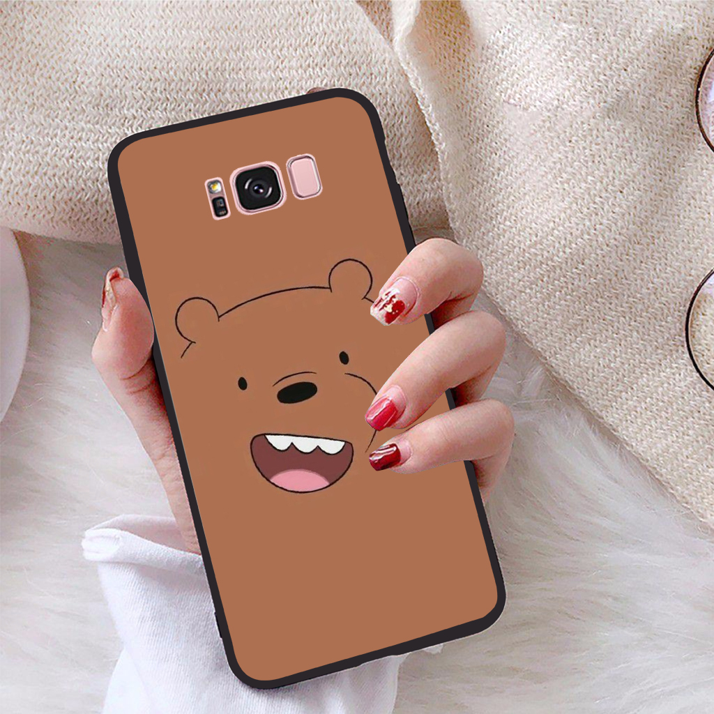 Ốp lưng dành cho Samsung Galaxy S8 Plus viền dẻo TPU bộ sưu tập Chúng ta là gấu - Hàng chính hãng