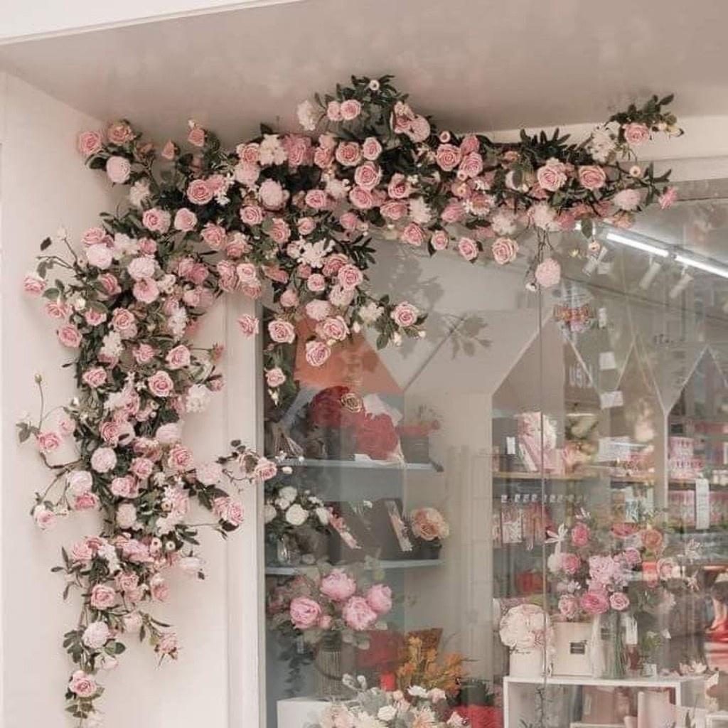 Dây leo Hoa hồng - Hoa lụa