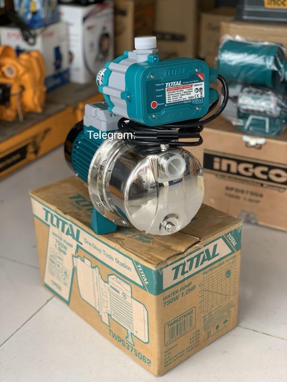 MÁY BƠM NƯỚC 750W TOTAL TWPS375062 - HÀNG CHÍNH HÃNG