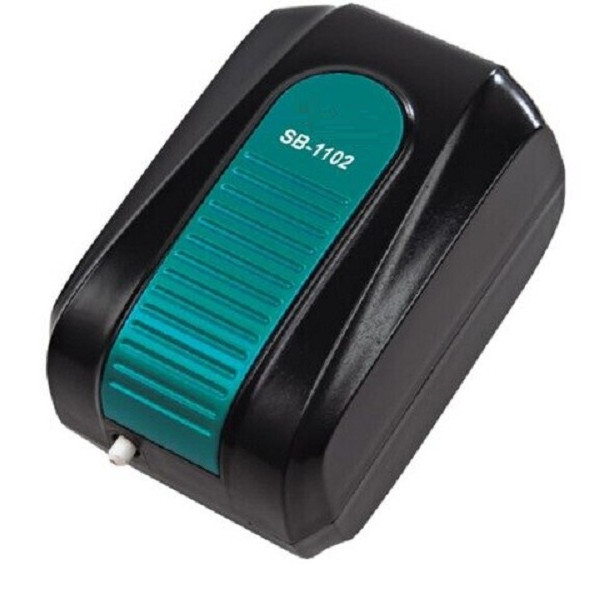 Máy sủi khí bể cá 1 vòi SB-1102, dòng cao cấp chạy êm