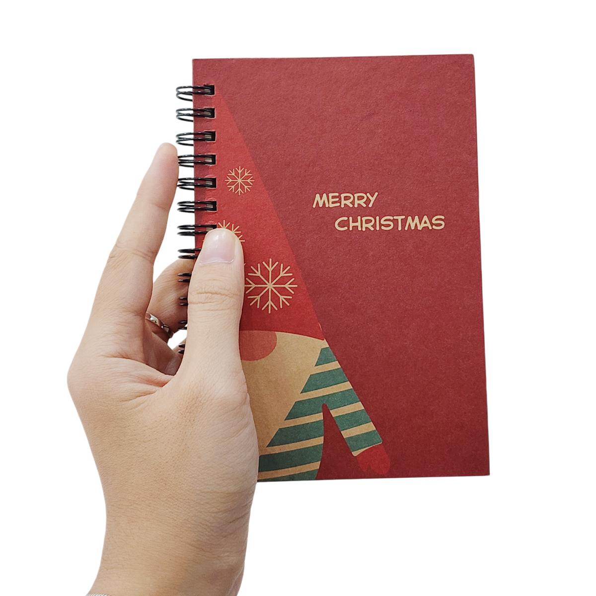 Sổ Lò Xo Little Christmas A6 - Giấy Trơn - 160 Trang 80gsm - The Sun 01