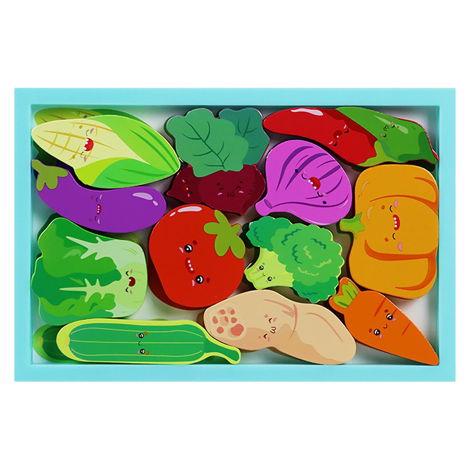 Puzzles Wooden Jigsaw Birthday Gifts Learning Sorting cartoon Baby
