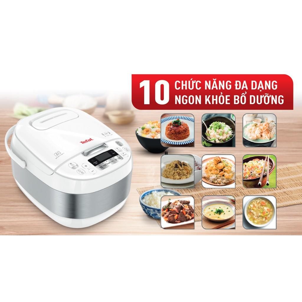 Nồi cơm điện tử Tefal RK752168 - 1.8L - 9 chương trình nấu - Hàng Chính Hãng