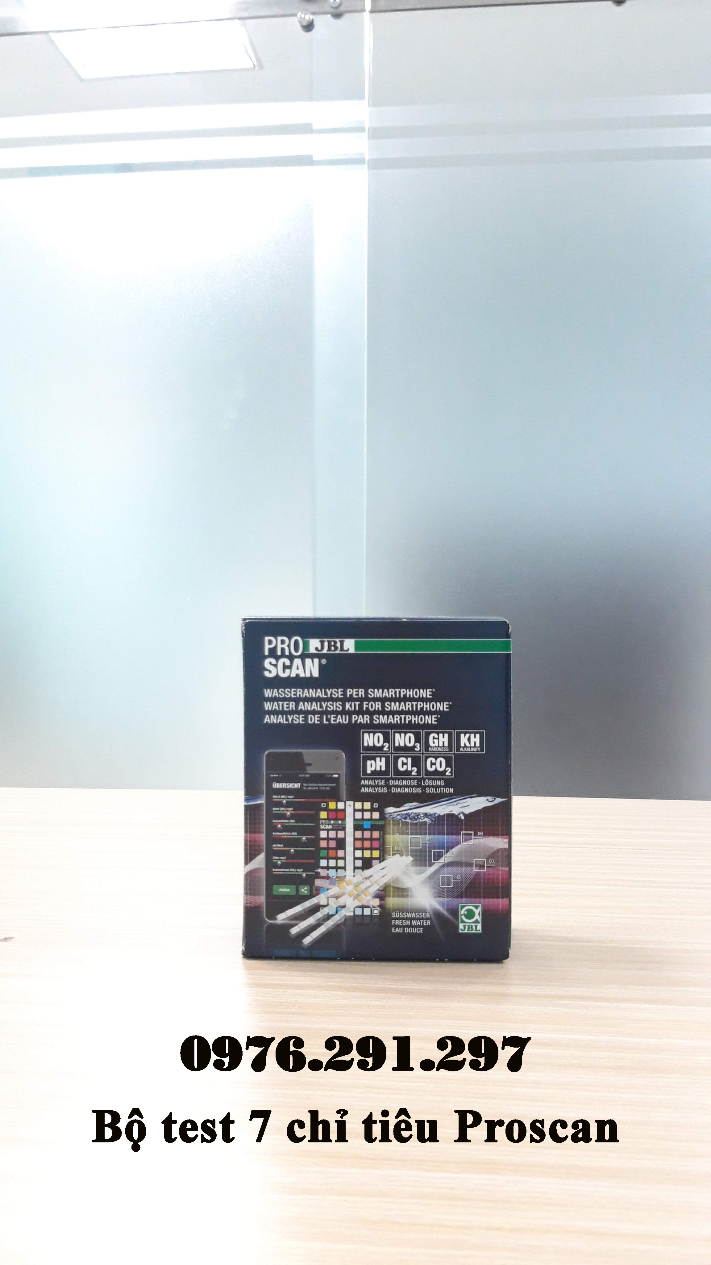 Bộ Test JBL Proscan 7 thông số - Bộ test nước thông minh Smart Phone dành cho Thủy Sinh