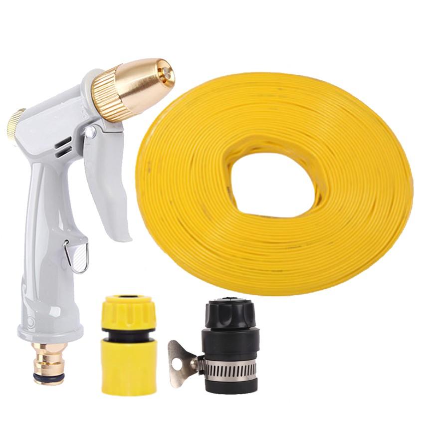 Bộ dây vòi xịt nước rửa xe, tưới cây tăng áp 3 lần, loại 20m 206846