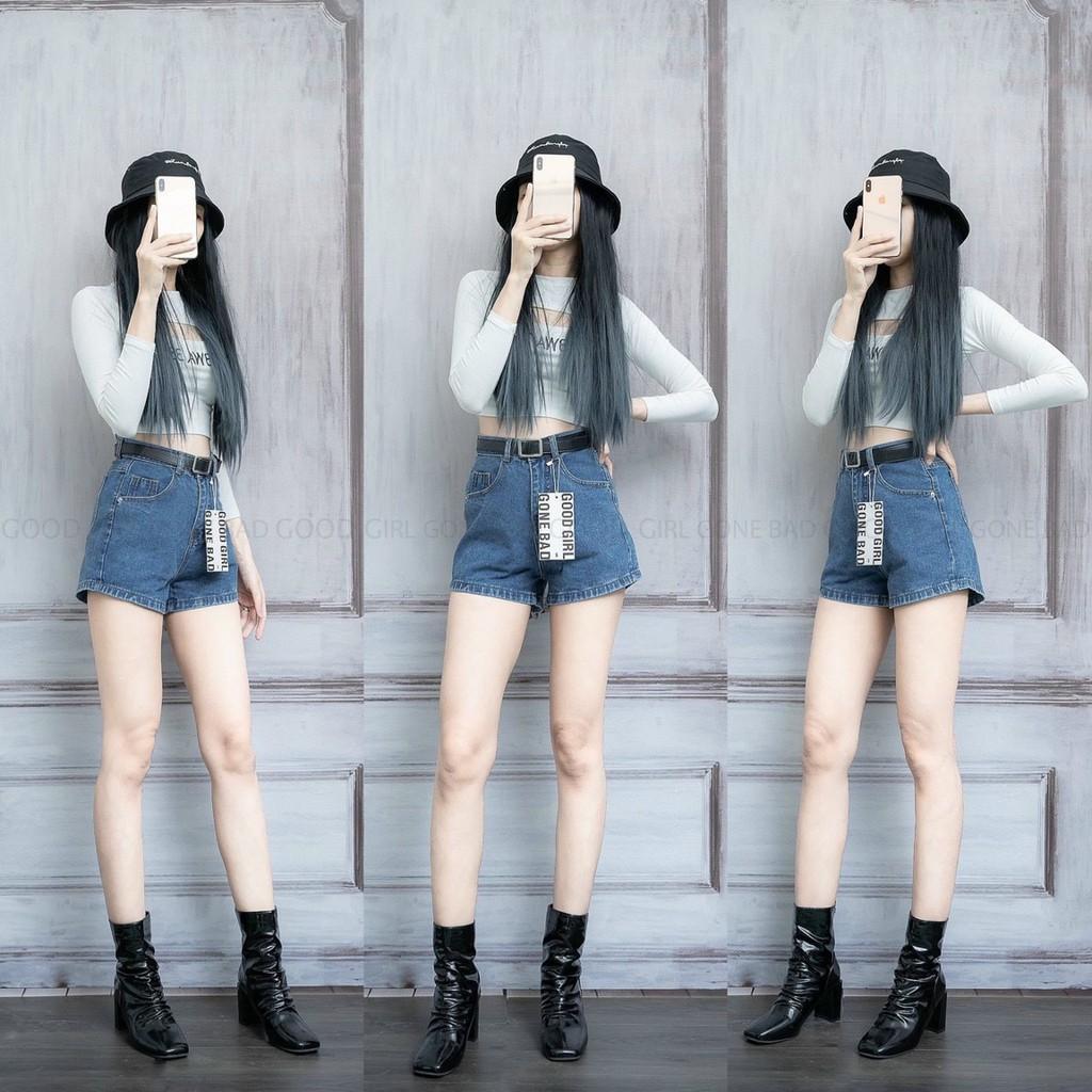 Quần short nữ lưng cao cơ bản QJ24A