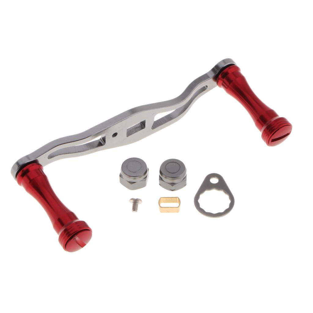 Fishing Reel Handle Replacement Parts for D/S/A Baitcasting Reels Red