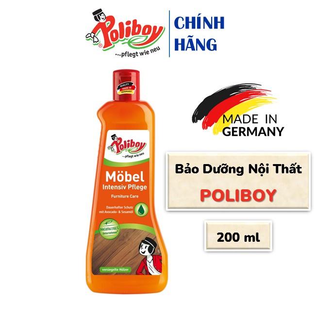 Dung Dịch Vệ Sinh Đồ Gỗ POLIBOY Đánh Bóng, Bảo Dưỡng Gỗ Nội Thất 200ml