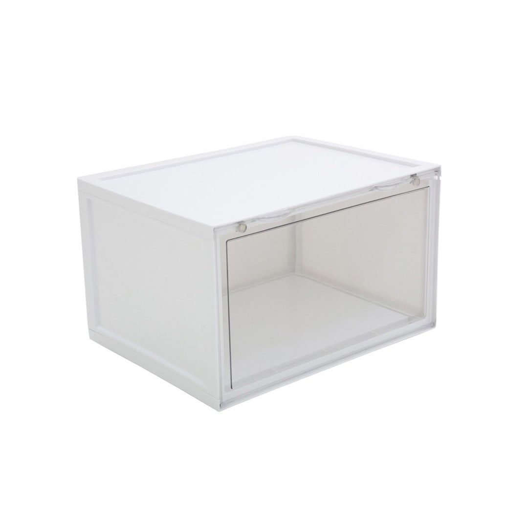 SB Furniture, Looms, Shoe Box, White, W36XD29XH22 cm.
