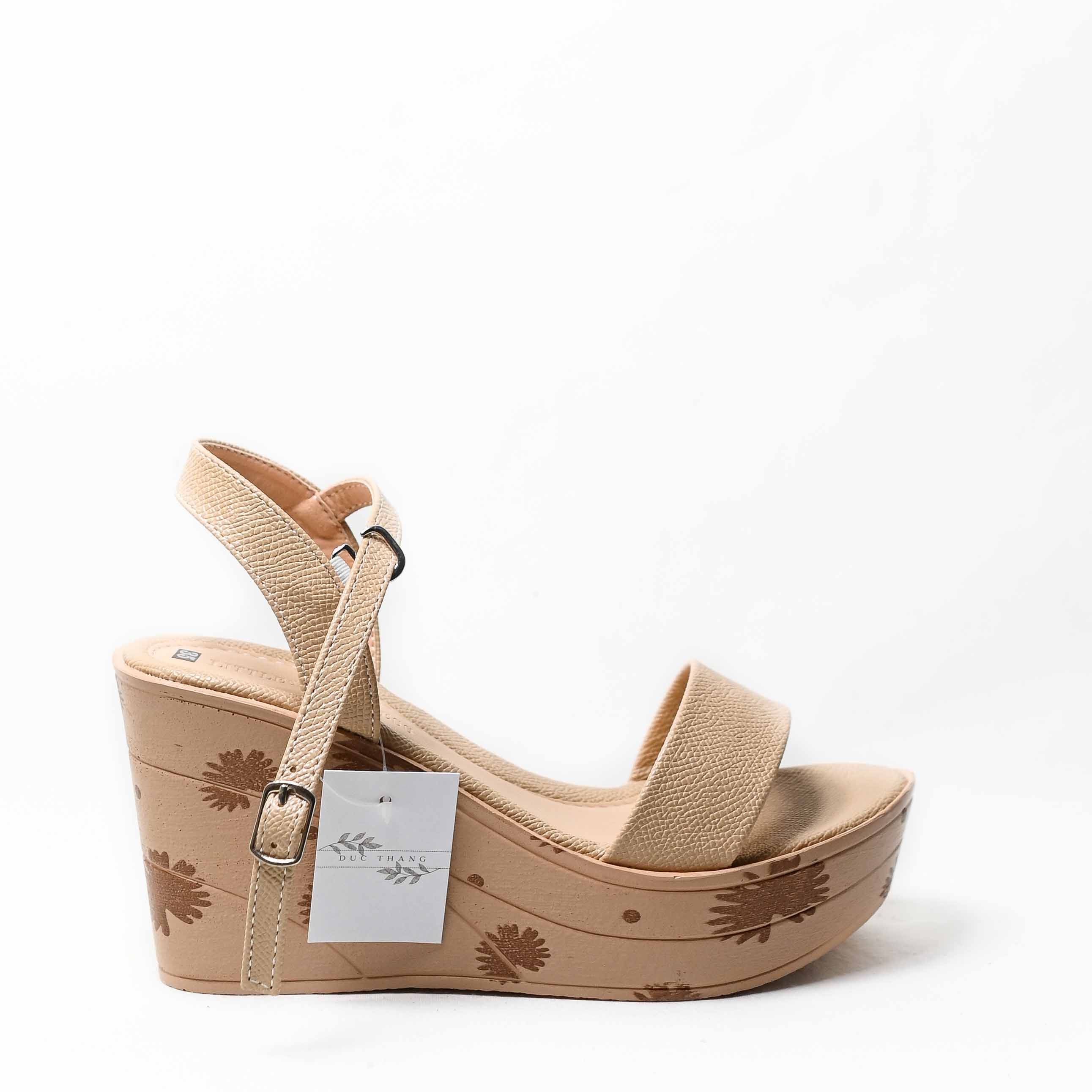 Sandal nữ đế xuồng đế 8cm