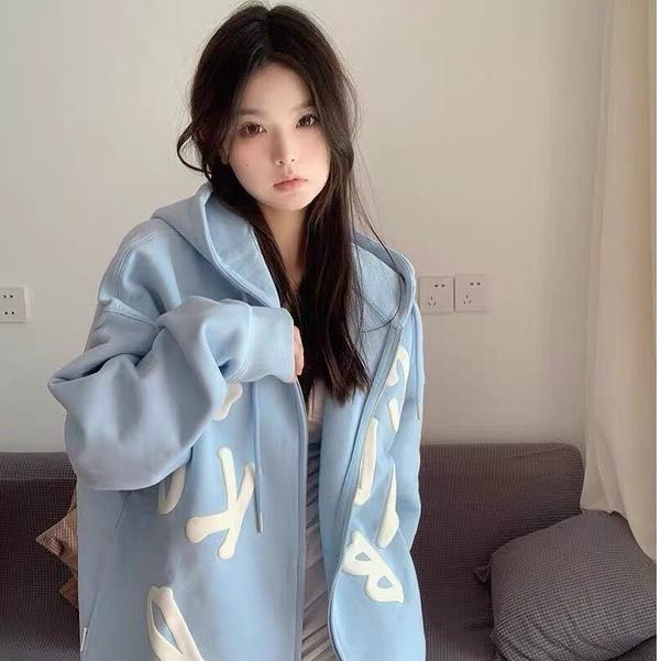 Áo Hoodie Nỉ Có Mũ Form Rộng Dây Kéo Nhiều Màu Unisex Nam Nữ Ulzzang