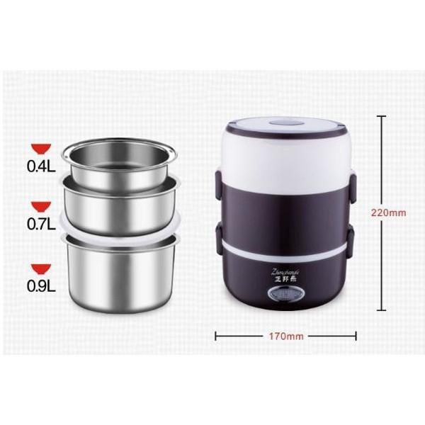 HỘP CƠM GIỮ NHIỆT 3 TẦNG STAR HOT LUNCH BOX, DÙNG CHO DÂN VĂN PHÒNG