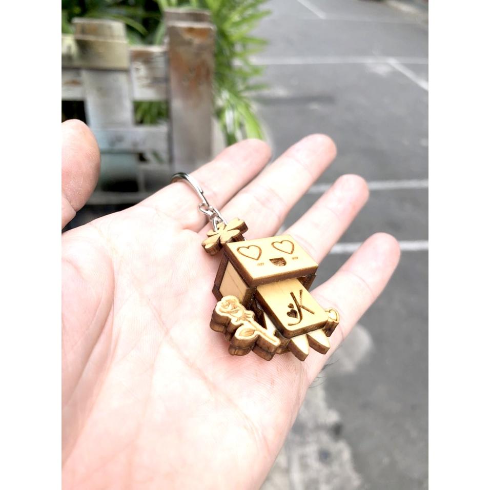Danbo Tặng Hoa Có tên Của bạn và Người Thân