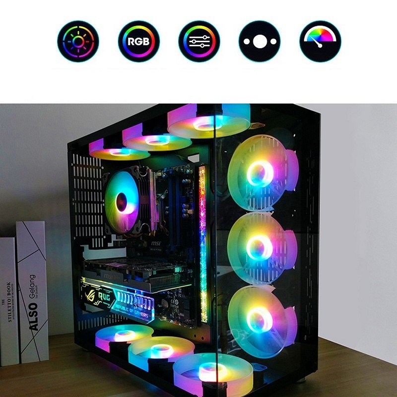 Thanh Led RGB Crystal Diamond đồng bộ Hub cho máy tính