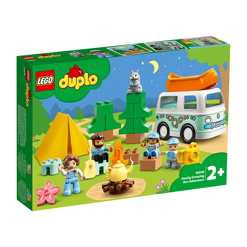 Đồ Chơi Lắp Ráp LEGO Duplo Chuyến Phiêu Lưu Cắm Trại Gia Đình 10946  Cho Bé Trên 2 Tuổi