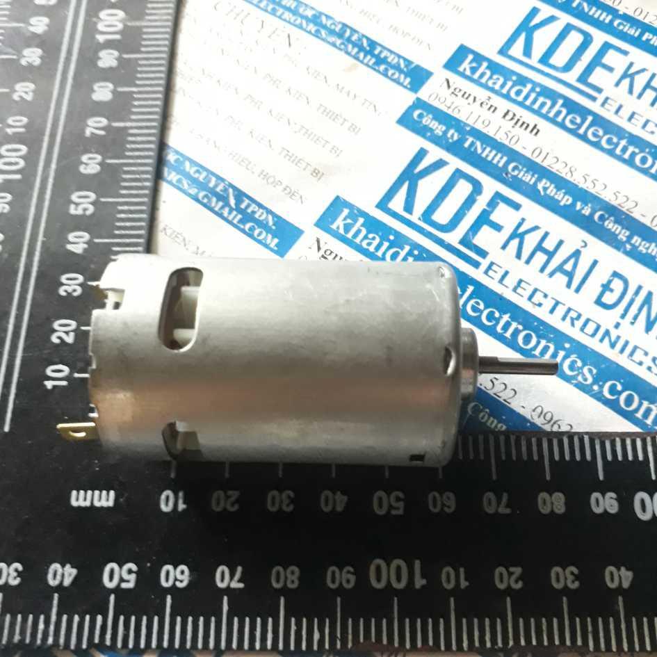 Động cơ DC RS-540, trục 3.17, kiểu D, 12V-22000V/P kde2597