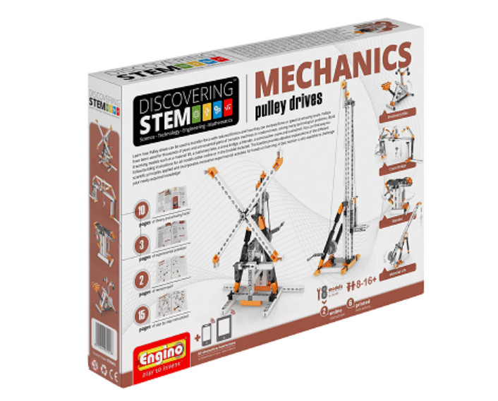 Đồ chơi lắp ráp Engino Discovering stem STEM03 -  Ròng rọc đa năng