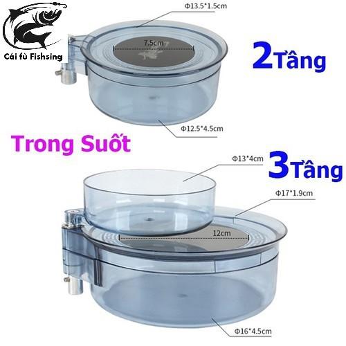 Khay Đựng Mồi Câu Đài Câu Đơn Tặng Đầy Đủ Phụ Kiện