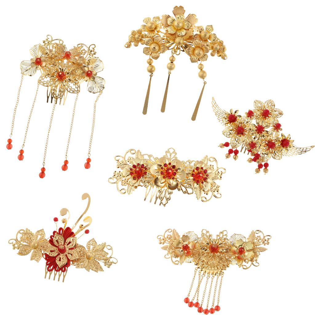 Classic Retro Brides Wedding Jewelry Chinese Style Hair Combs