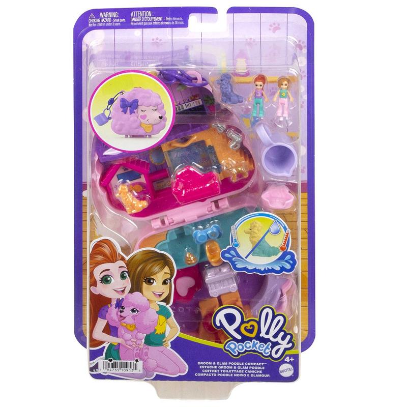 Đồ Chơi Polly Pocket Và Spa Thư Giãn Với Cún Poodle - Polly Pocket HKV35/FRY35