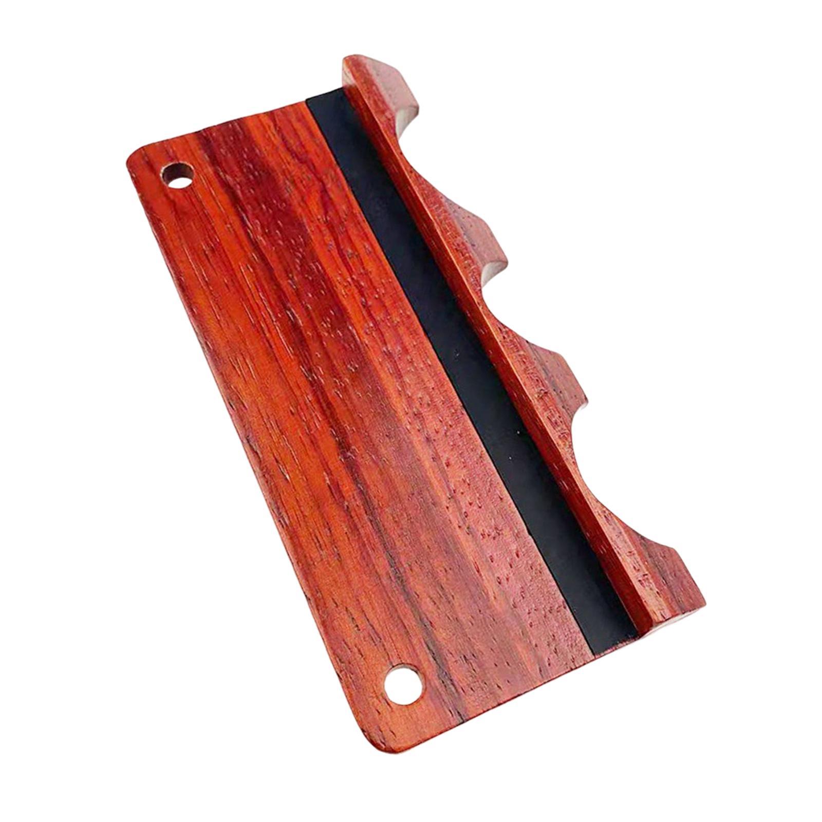 Pool Cue Holder for Table, Pool Table Cues Sticks Holder, Portable Nonslip Weighted Wooden 3 Cue Durable Snooker Rod Rack Table Clip