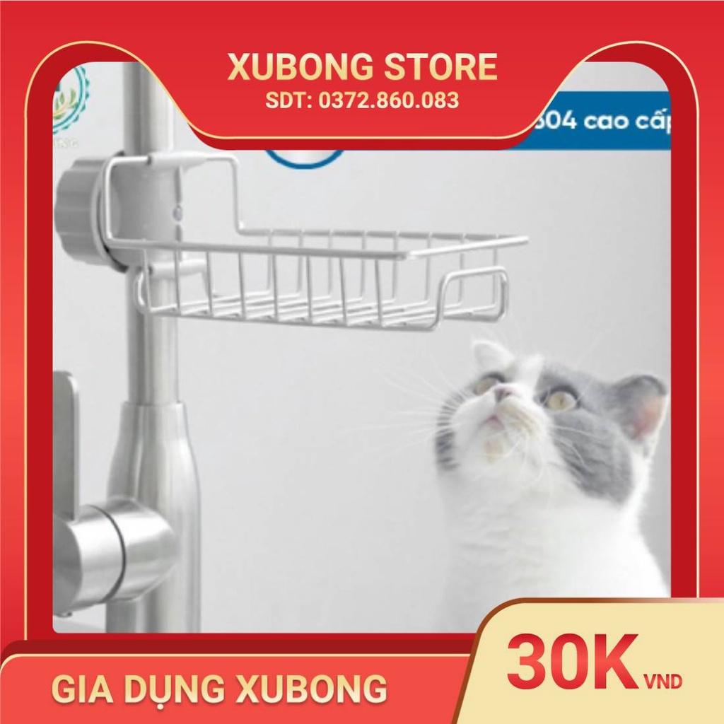 Giá Để Đồ Inox Cài Cạnh Vòi Nước Rửa Bát Nhà Tắm