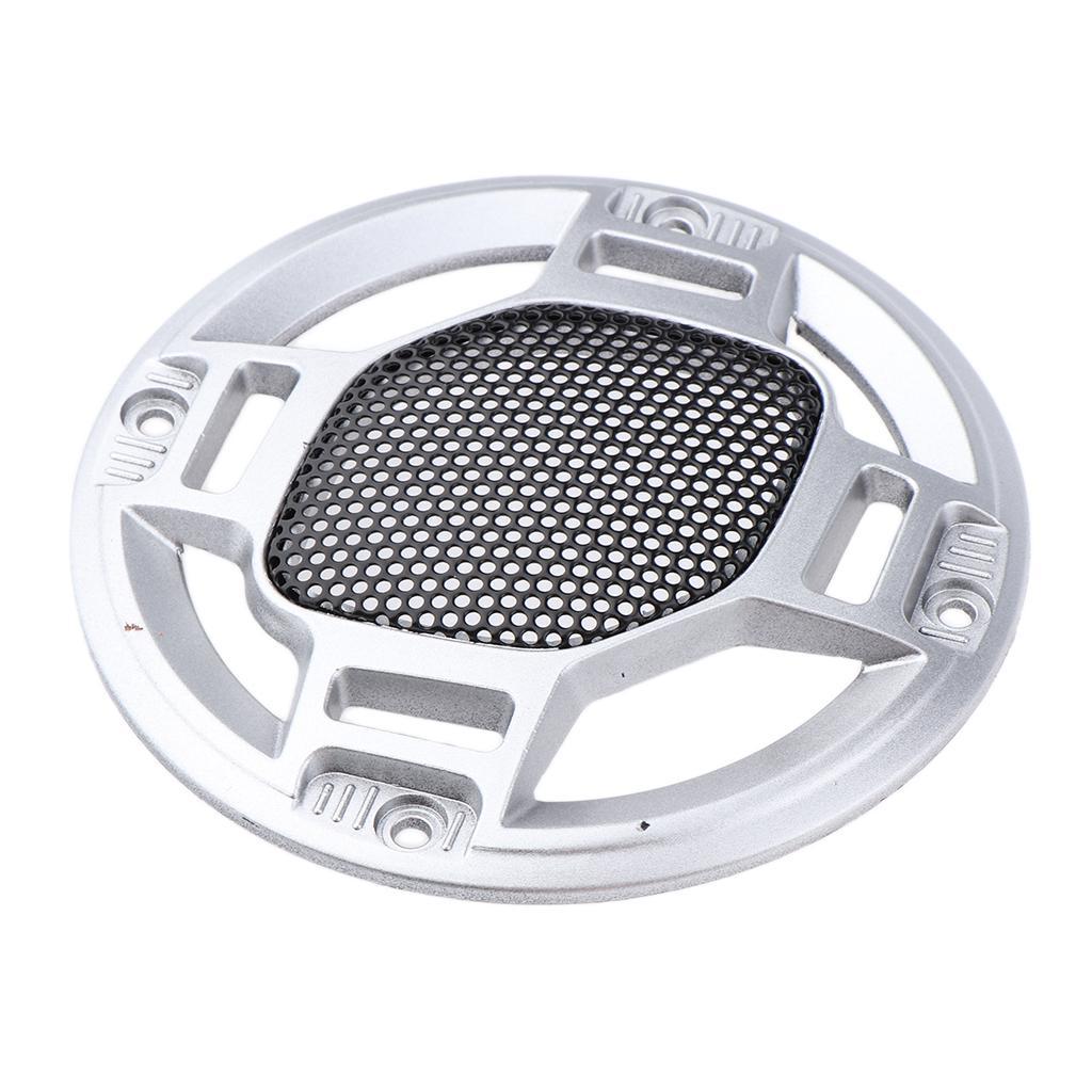 4 Pack Car Audio 3 inch Metal Subwoofer Home Speaker Grille Cover Case