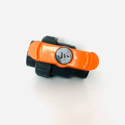 Van cầu rắc co phi 42mm cao cấp Automat một đầu ren trong nhựa PVC cao cấp tay gạt màu cam chống tia UV được sản xuất từ Ấn Độ