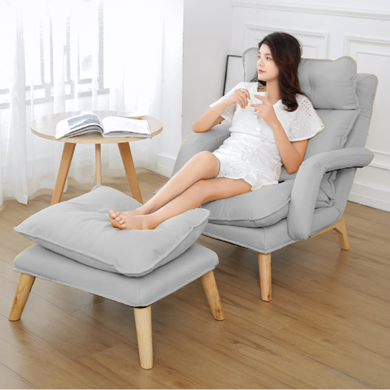 Ghế sofa đơn kèm đôn để chân PEHOUSE - HÀNG CHÍNH HÃNG