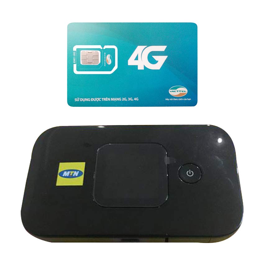 Huawei E5577 | Bộ Phát Wifi chuẩn 4G Tiêu Chuẩn Anh + Sim Viettel Trọn Gói 12 Tháng 5GB/tháng tốc độ cao - Hàng Nhập khẩu