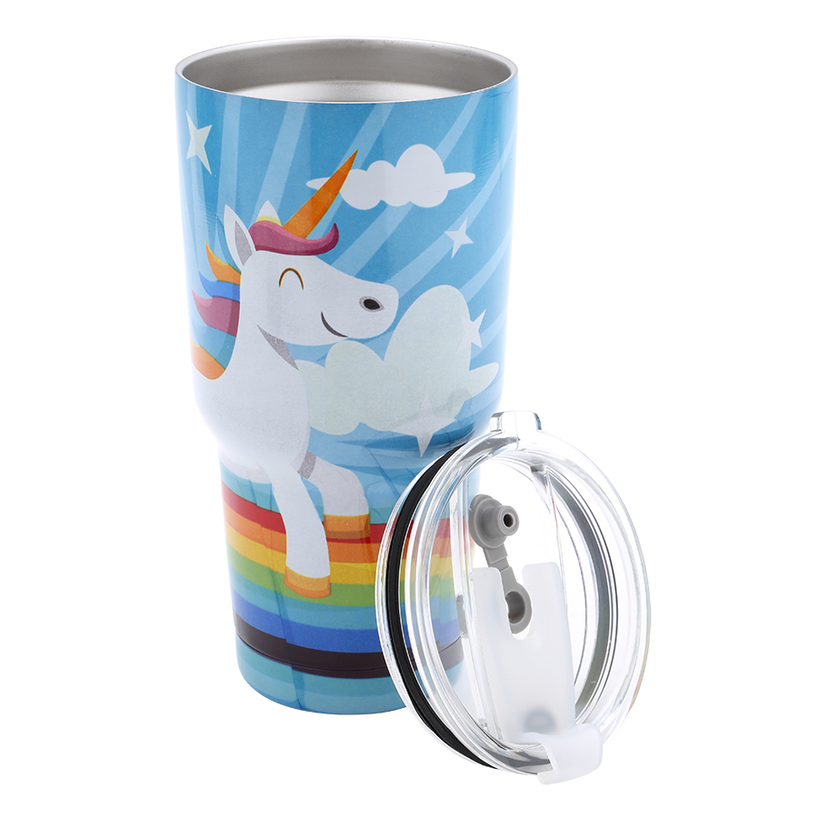 Quà Tặng Ly Giữ Nhiệt - Unicorn - Xanh Dương