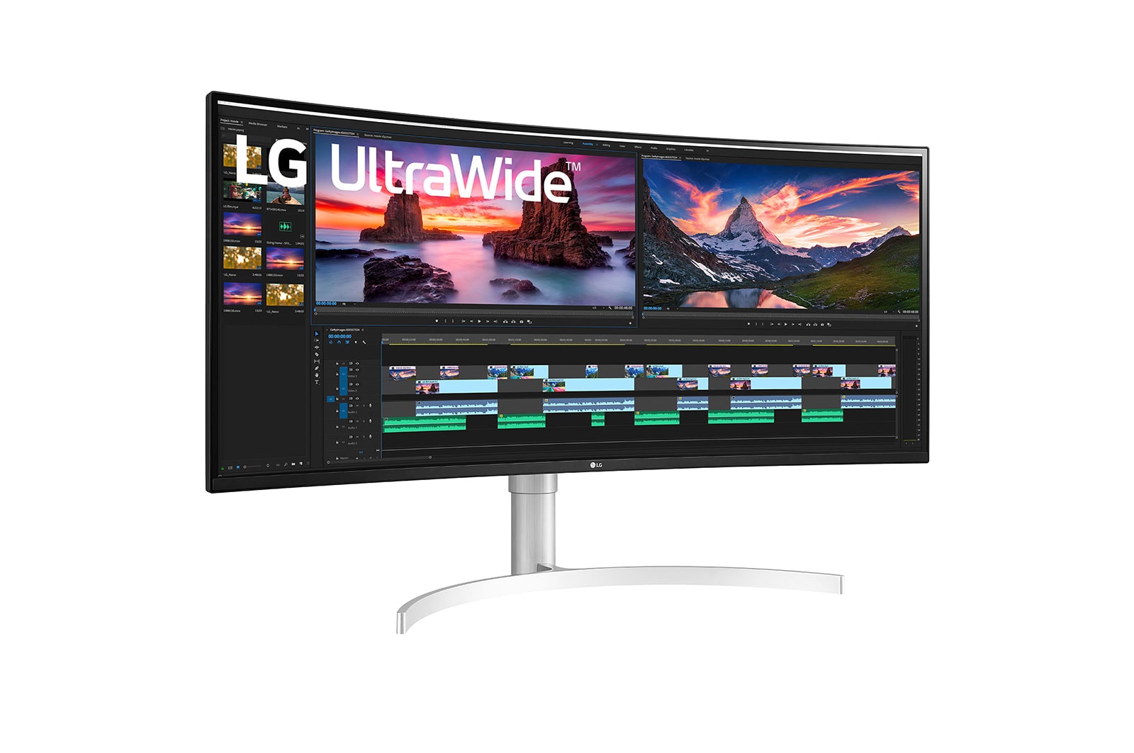 Màn hình LG 38WN95C-W 38 Inch QHD+ HDR/NVIDIA G-SYNC/ Thunderbolt  - Hàng chính hãng