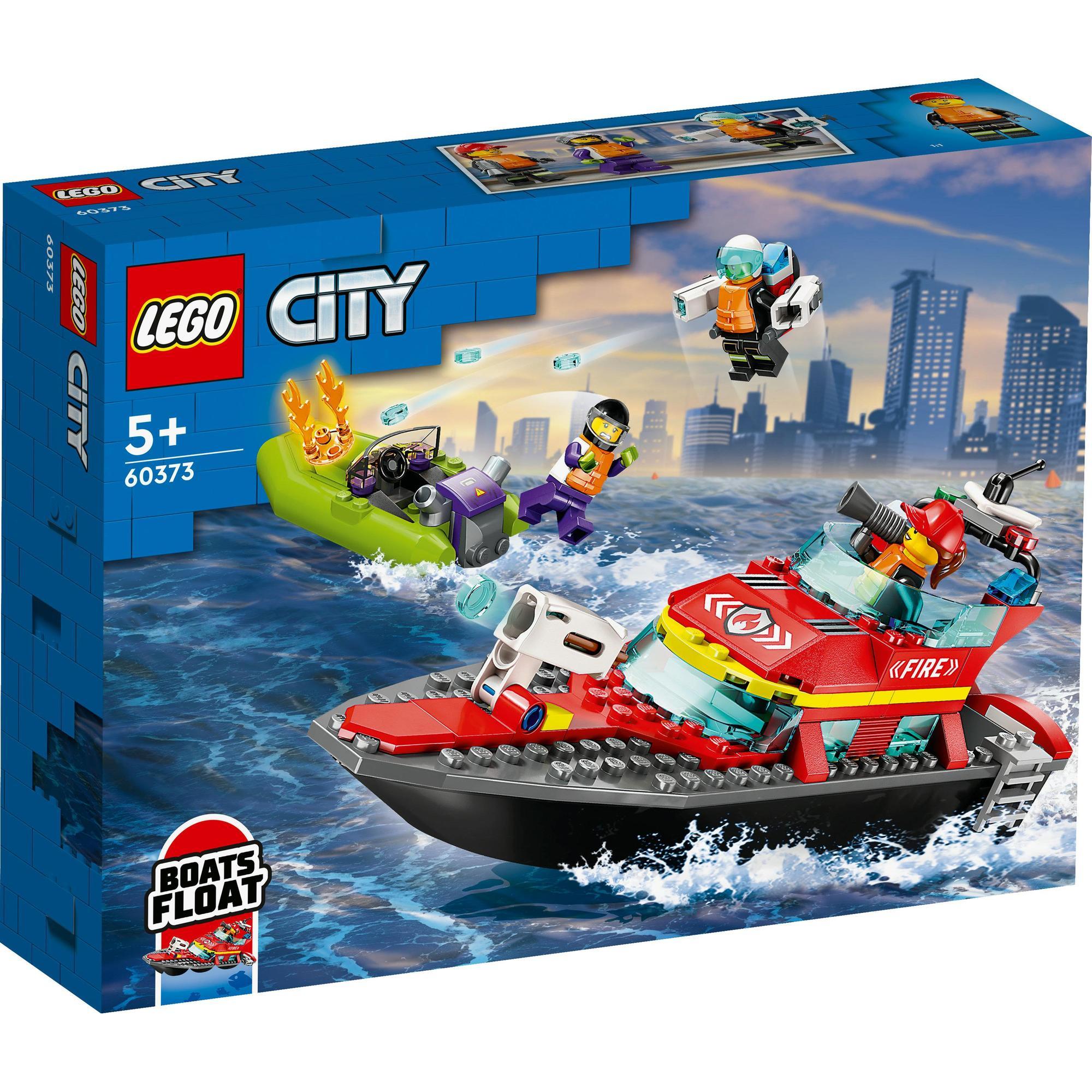 Hình ảnh LEGO City 60373 Tàu Thủy Cứu Hỏa (144 Chi Tiết)