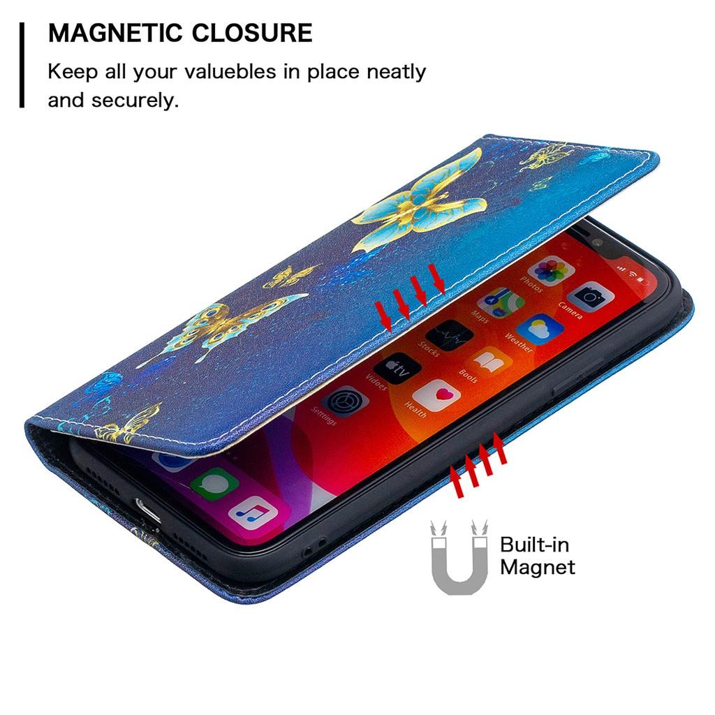 Ốp lưng điện thoại dạng ví da lật dành cho Xiaomi Redmi Note 8 Pro Note 8T 8 8A